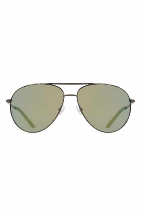 Nike Chance 61mm Mirrored Aviator Sunglasses