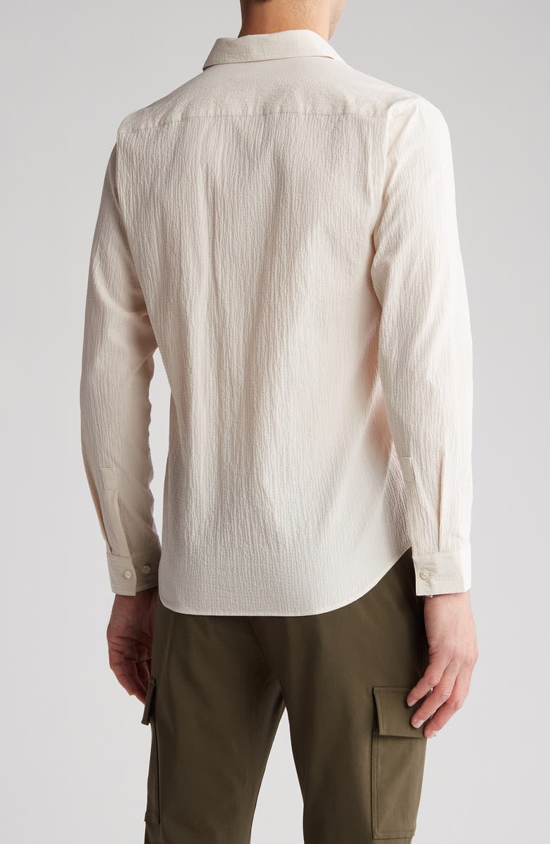 Theory Irving 2P Spring Ripstop Shirt, Alternate, color, Moon