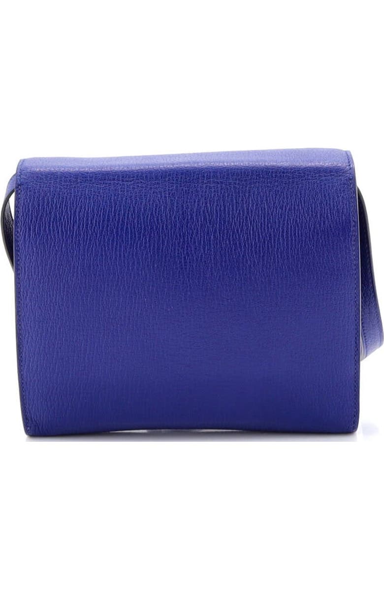 Pre-Owned Hermes Clic Wallet on Strap Chevre Mysore 16, Alternate, color, Bleu Electrique