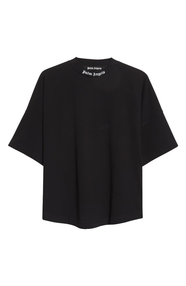 Palm Angels Classic Logo Oversize Cotton Tee, Alternate, color, 
