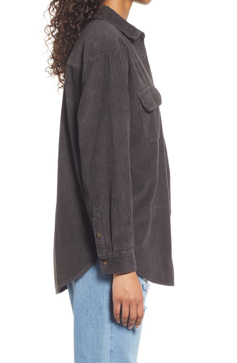 Billabong Always Golden Oversize Cotton Corduroy Shirt Jacket, Alternate, color, 