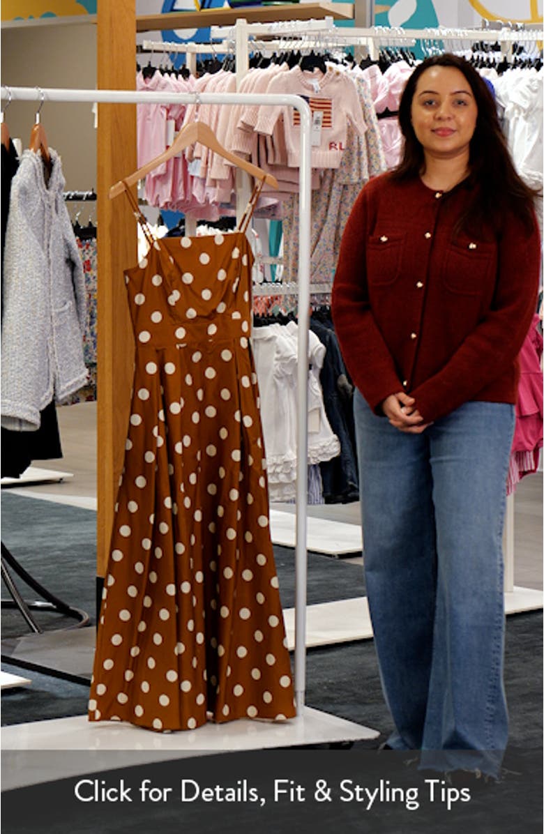 Dot Sleeveless Maxi Dress, sales video thumbnail