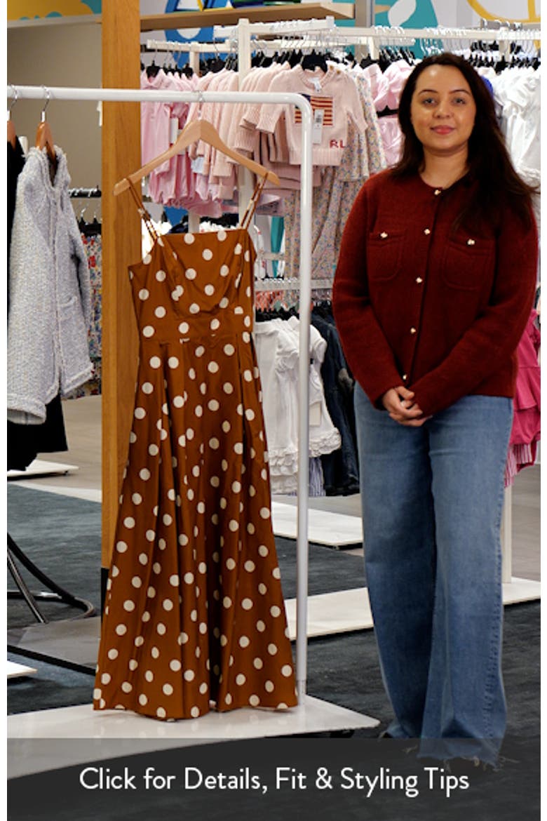 Dot Sleeveless Maxi Dress video