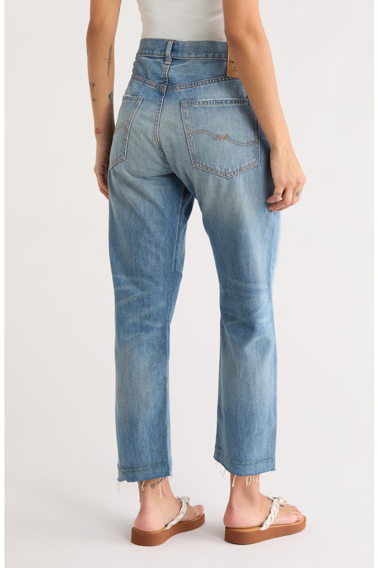 Lucy Straight Leg Boyfriend Jeans, Alternate, color, ALSEN INDIGO