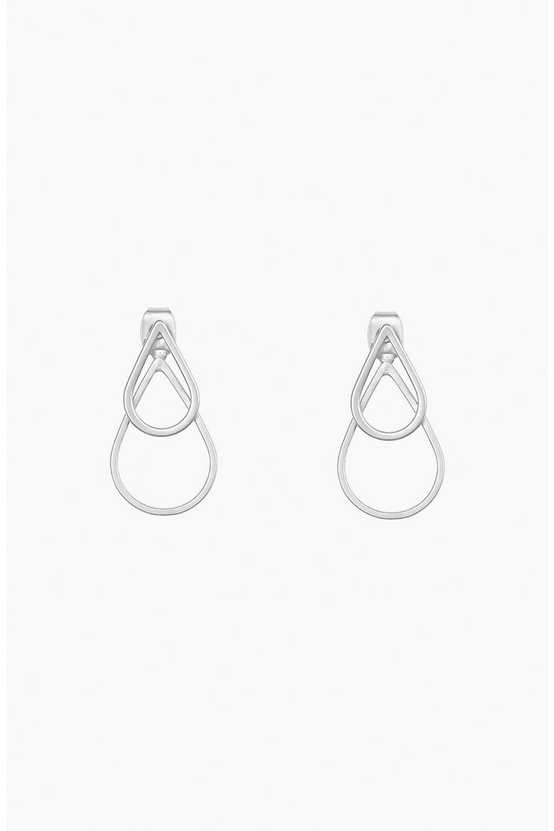 Tabitha Earring Jackets Vintage Layered Statement, Main, color, Silver