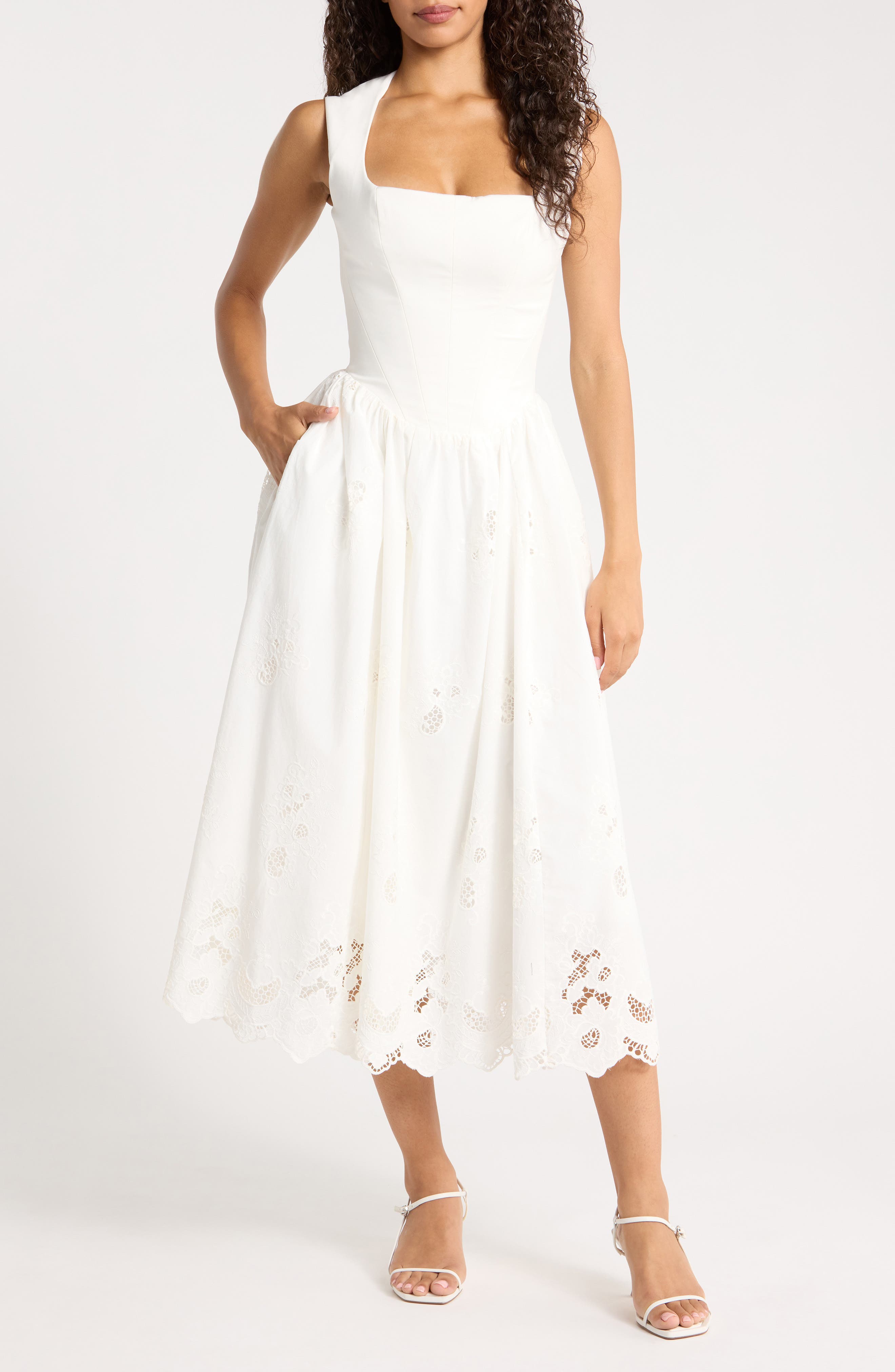 selected WHITE