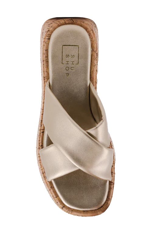 Shushop Lydia Platform Slide Sandal