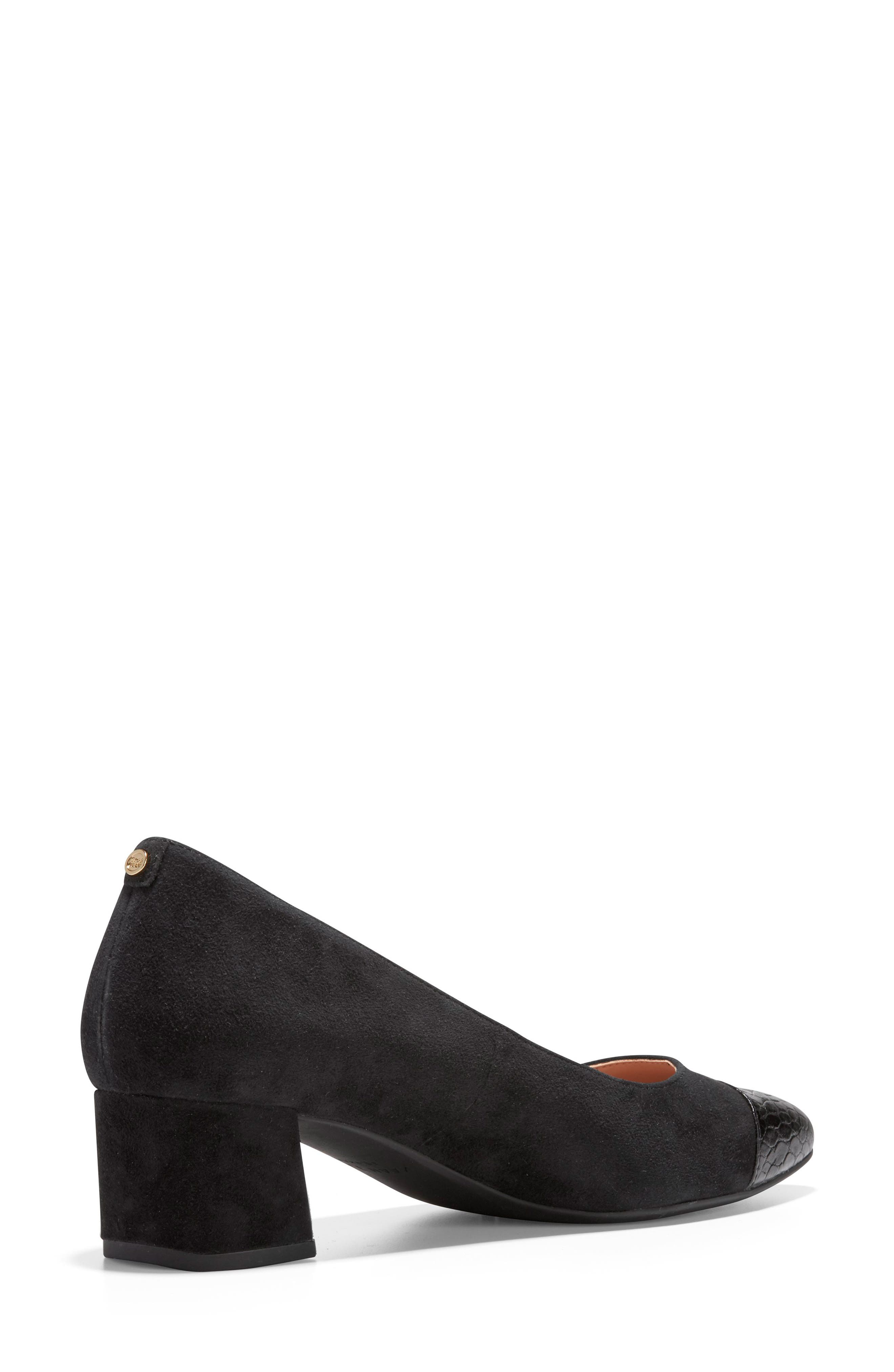 Cole Haan The Go-To Waterproof Block Heel Pump - Wide Width Available, Alternate, color, 