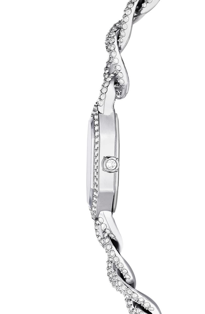 Swarovski Dextera Bracelet Watch, 44mm, Alternate, color, Silver