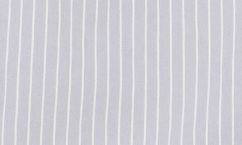 Asos Design Pinstripe Halter Tie Minidress In Gray