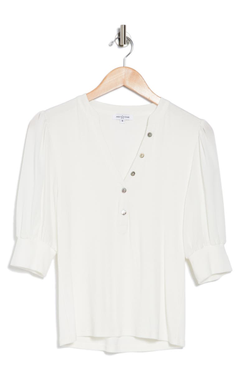 AREA STARS Labo Knit Top, Alternate, color, Cream