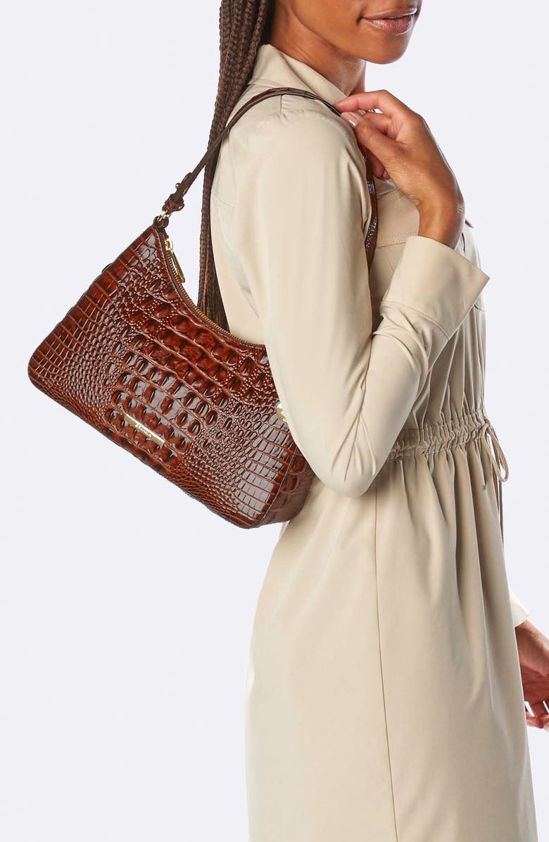 Brahmin Esme Embossed Leather Shoulder Bag, Alternate, color,