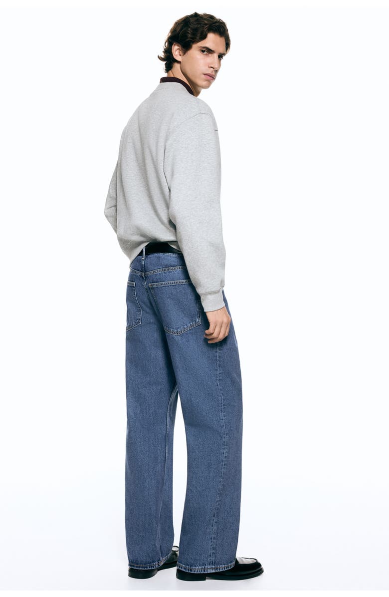 H&M Loose Fit Sweatshirt, Alternate, color, Gray Melange