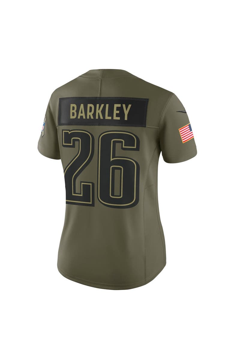Nike Women's Nike Saquon Barkley Olive Philadelphia Eagles 2025 Salute to Service Limited Jersey, Alternate, color, Olive
