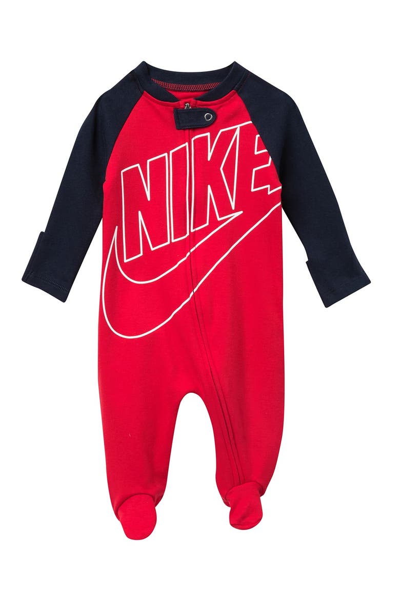 Futura Footed Coverall, Main, color, FIRE