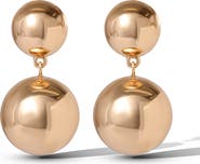 Jessica Simpson Double Ball Drop Earrings