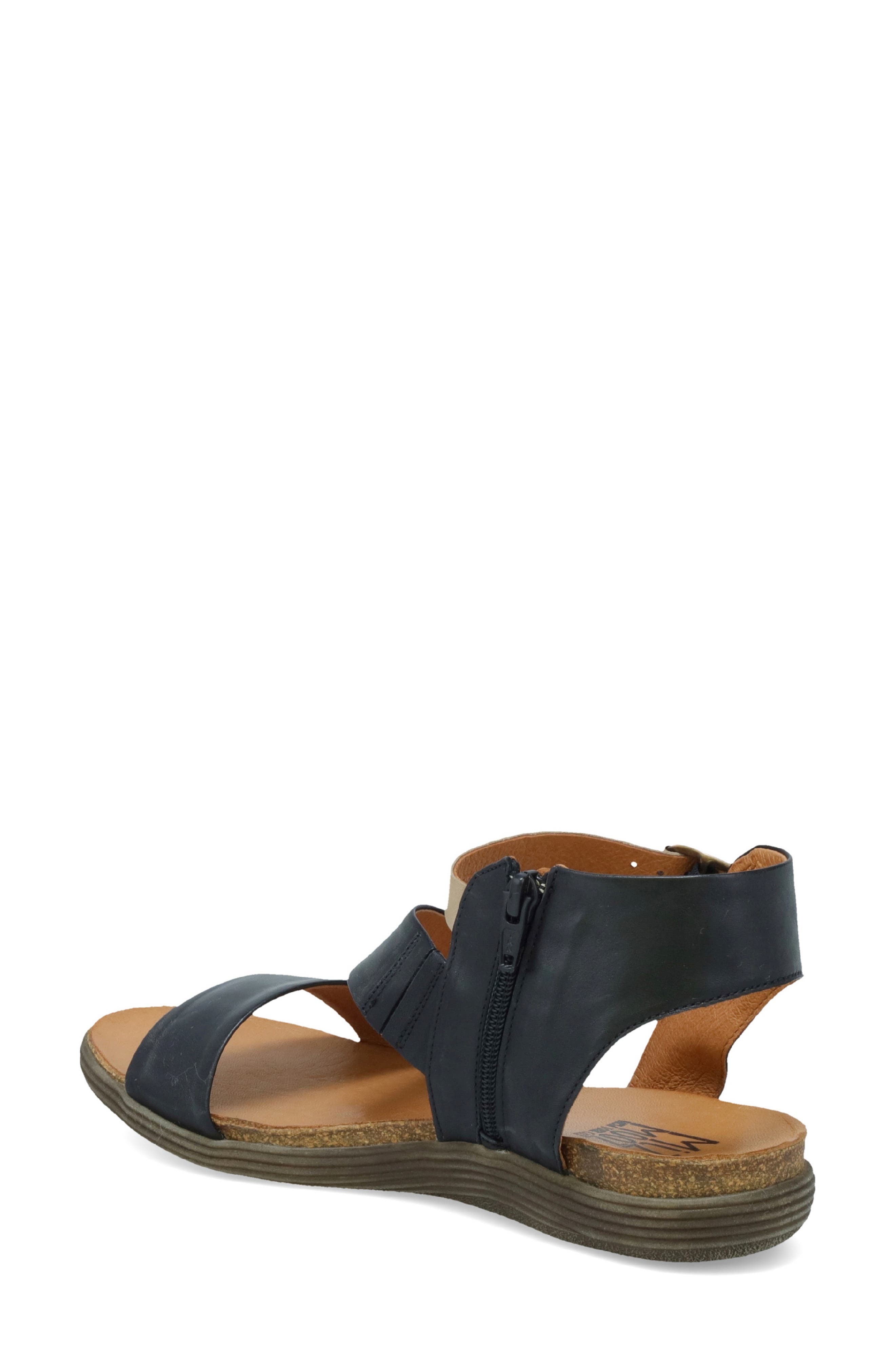 Miz Mooz Meadow Sandal, Alternate, color, Black