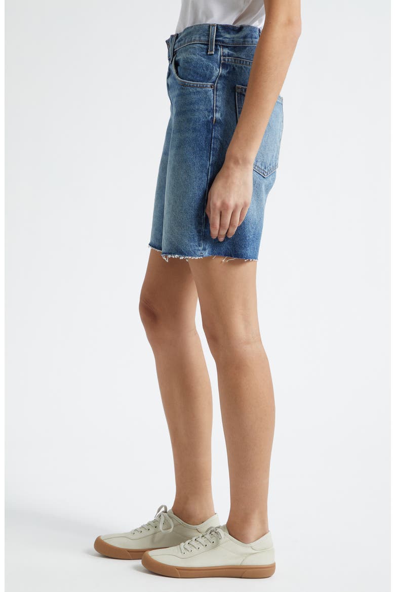 Russel Frayed Denim Shorts, Alternate, color, ROSEBOWL WASH
