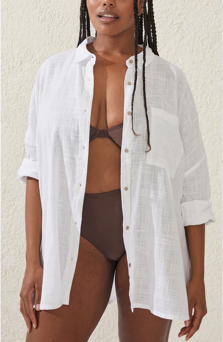 COTTON ON BODY Women's Swing Beach Shirt, Main, color, 