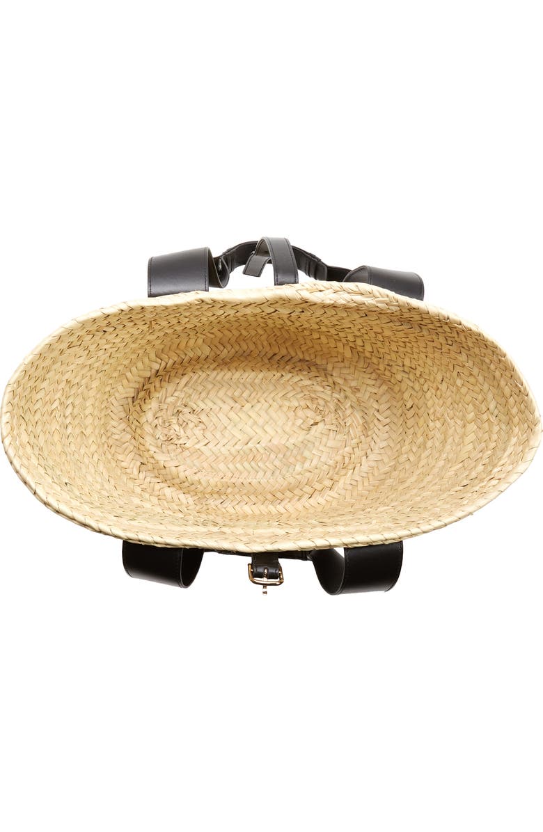 Chloé Sense Woven Palm Basket Tote, Alternate, color,