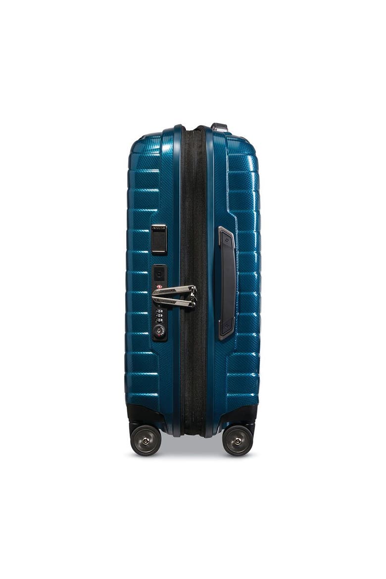 Proxis Global Hardside 22" Carry On Spinner Luggage, Alternate, color, Petrol Blue