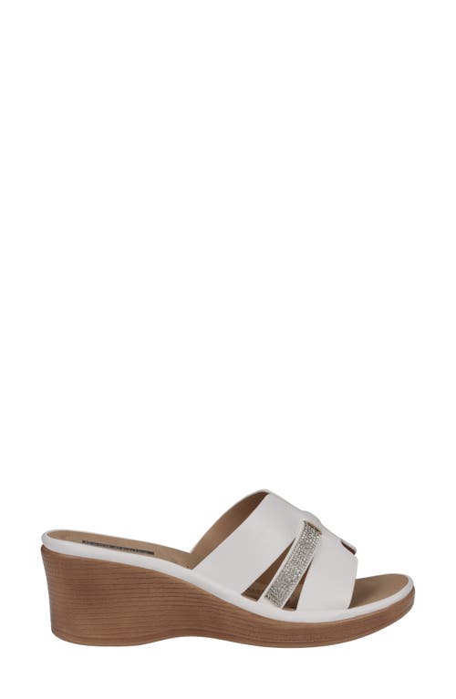 Gc Shoes Francis Wedge Sandal In White
