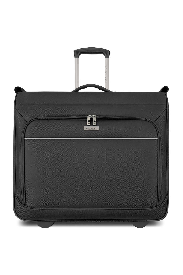 Tufton 45" Deluxe Wheeled Garment Bag, Main, color, Black