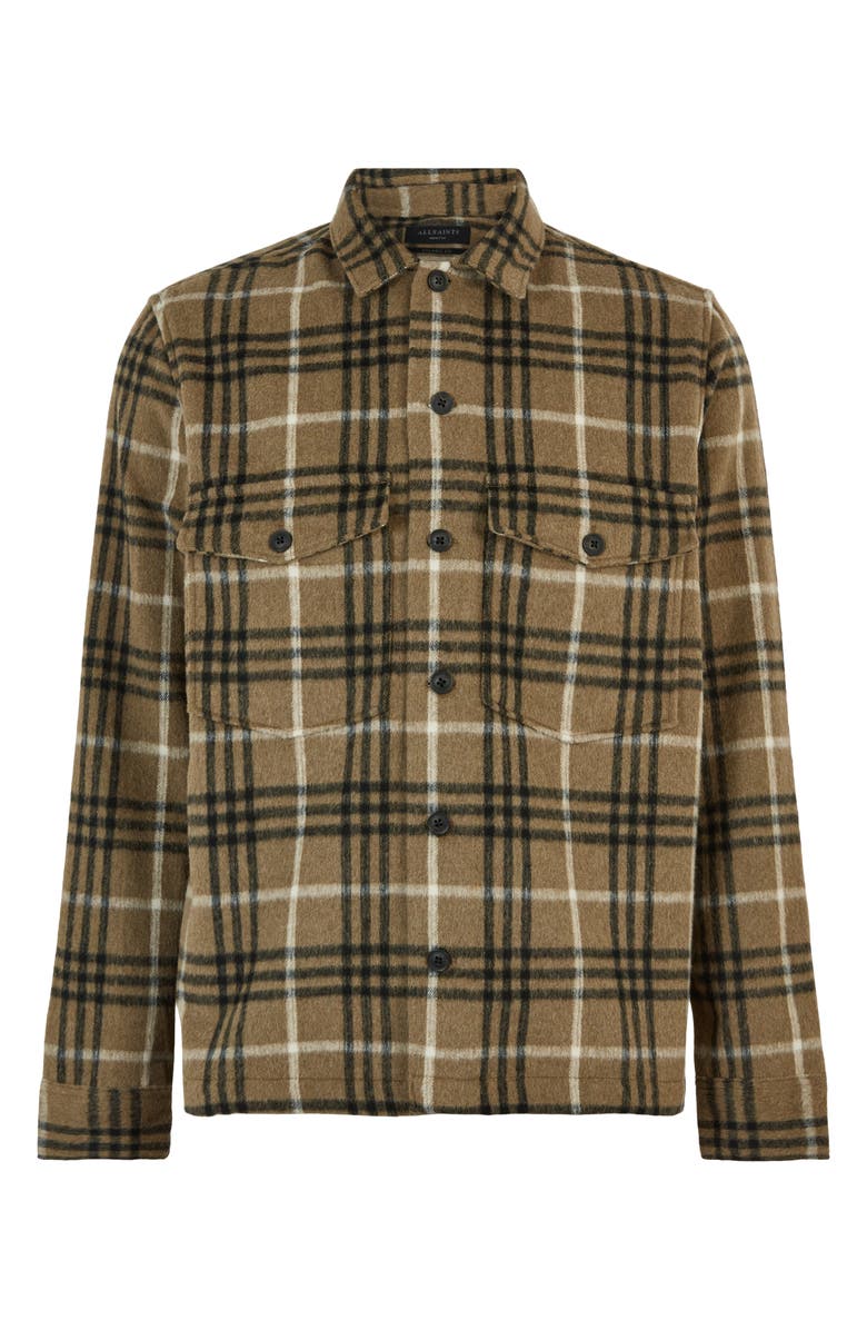 AllSaints Berthold Plaid Button-Up Shirt, Alternate, color,