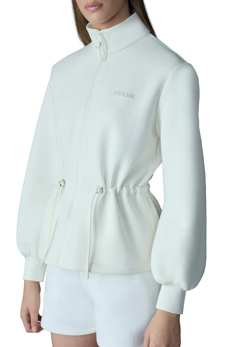 Finola Double Face Jersey Jacket, Alternate, color, CREAM