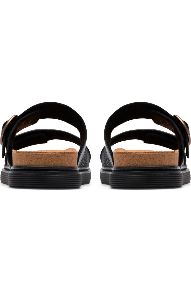 Clarks<sup>®</sup> Arwell Step Sandal, Alternate, color, Black Leather