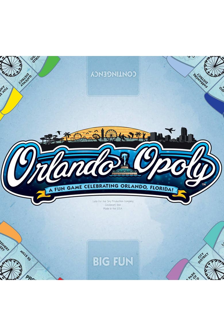 Orlando Opoly Board Game, Alternate, color, Multicolored