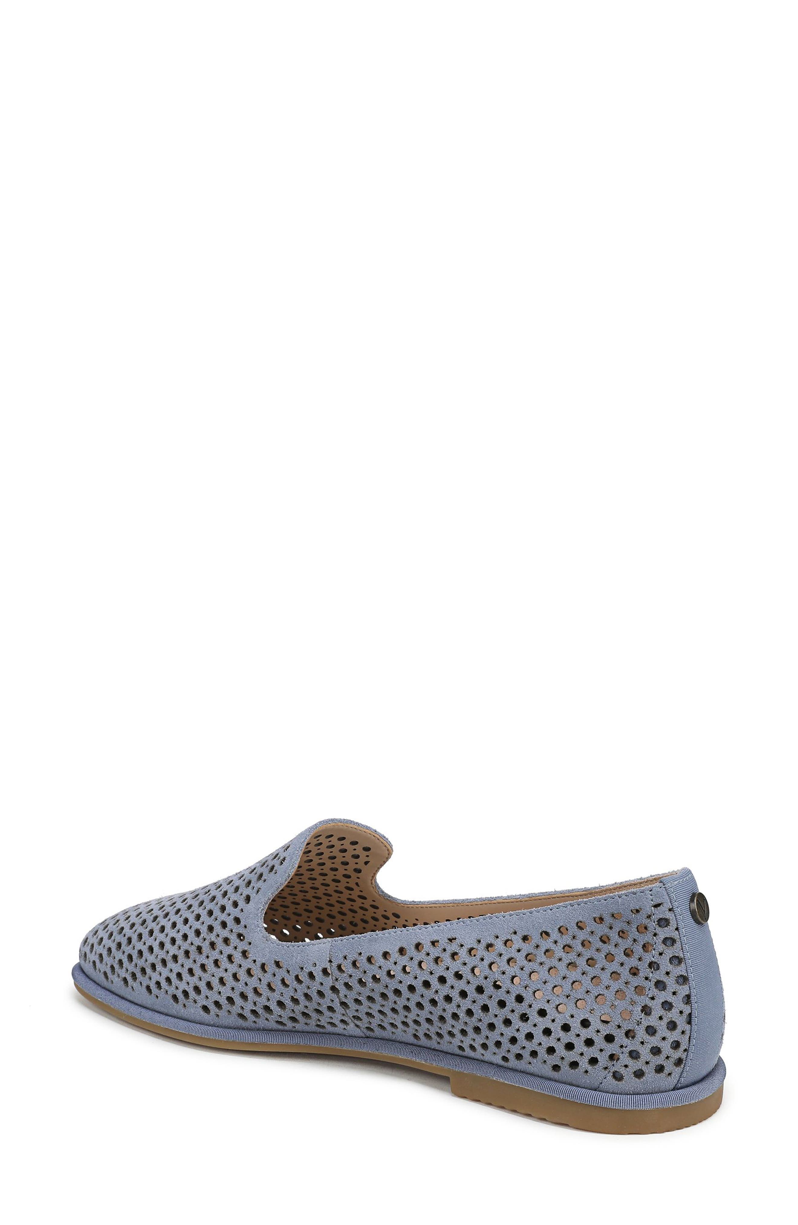 Vionic Willa 2.0 Perforated Flat, Alternate, color, Pacific Blue