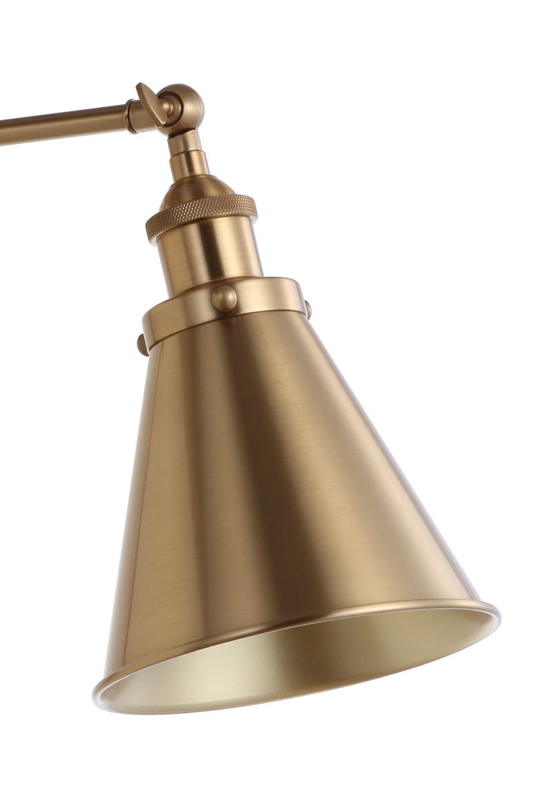 Rover Adjustable Arm Metal LED Wall Sconce, Alternate, color, Brass Gold