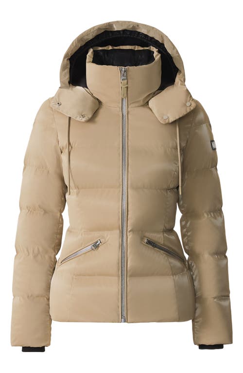 Mackage Madalyn Down Puffer Jacket In Brown