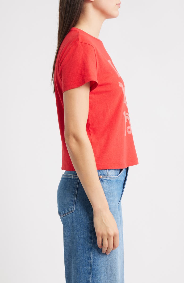 Re/Done I Am What I Am Graphic T-Shirt, Alternate, color, Roja