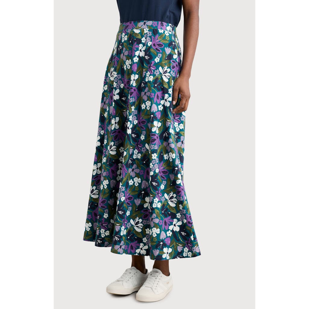 Shop Seasalt Cornwall Rose Floral A-line Skirt