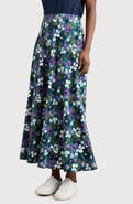 Seasalt Cornwall Rose Floral A-Line Skirt