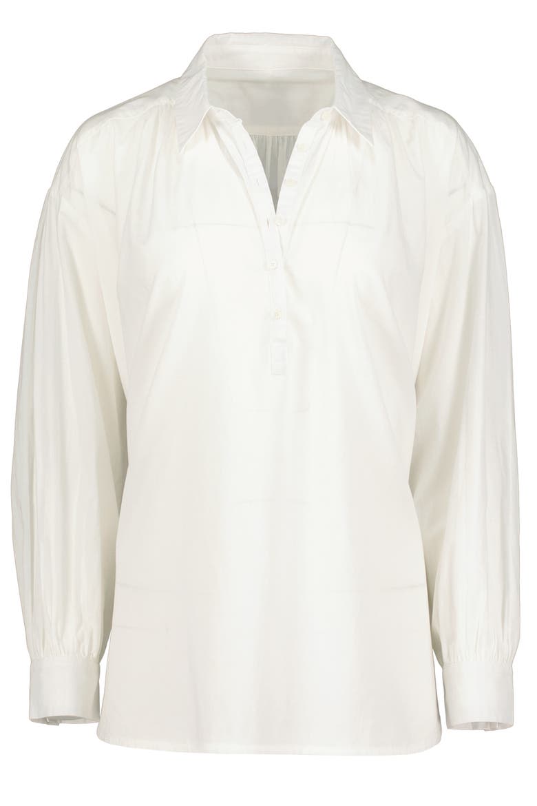 Boho Voile Blouse, Alternate, color, White