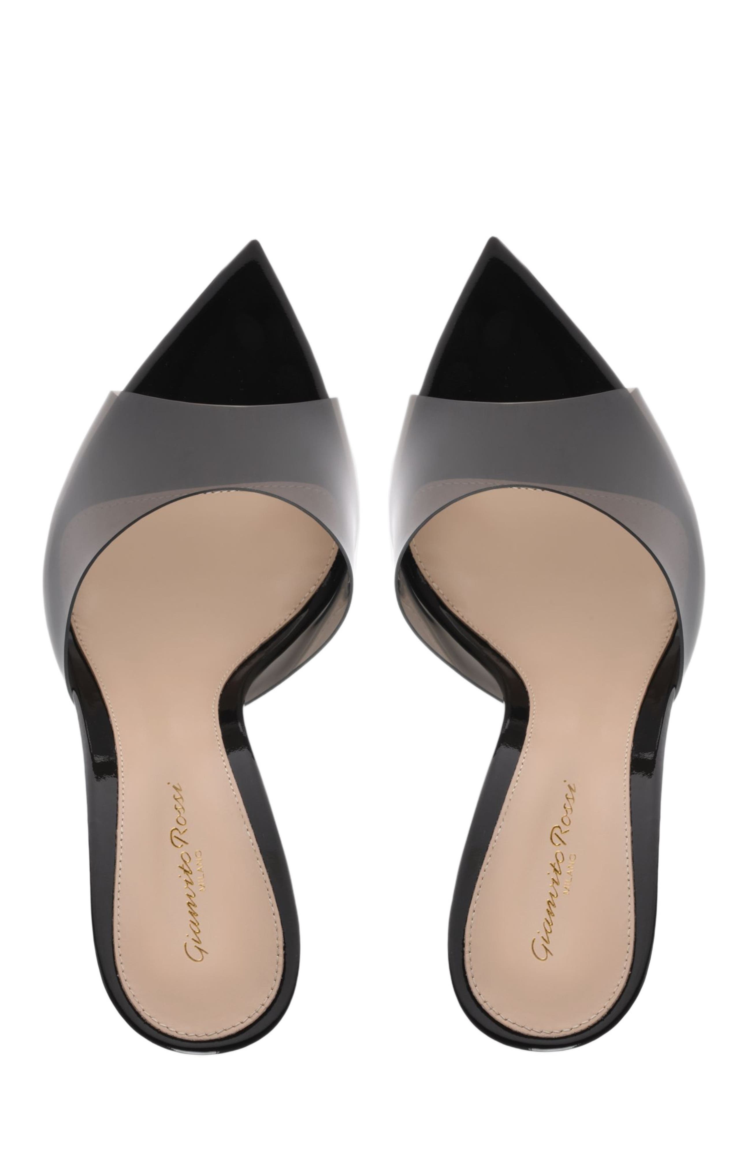 Gianvito Rossi Elle Mules, Alternate, color, Black