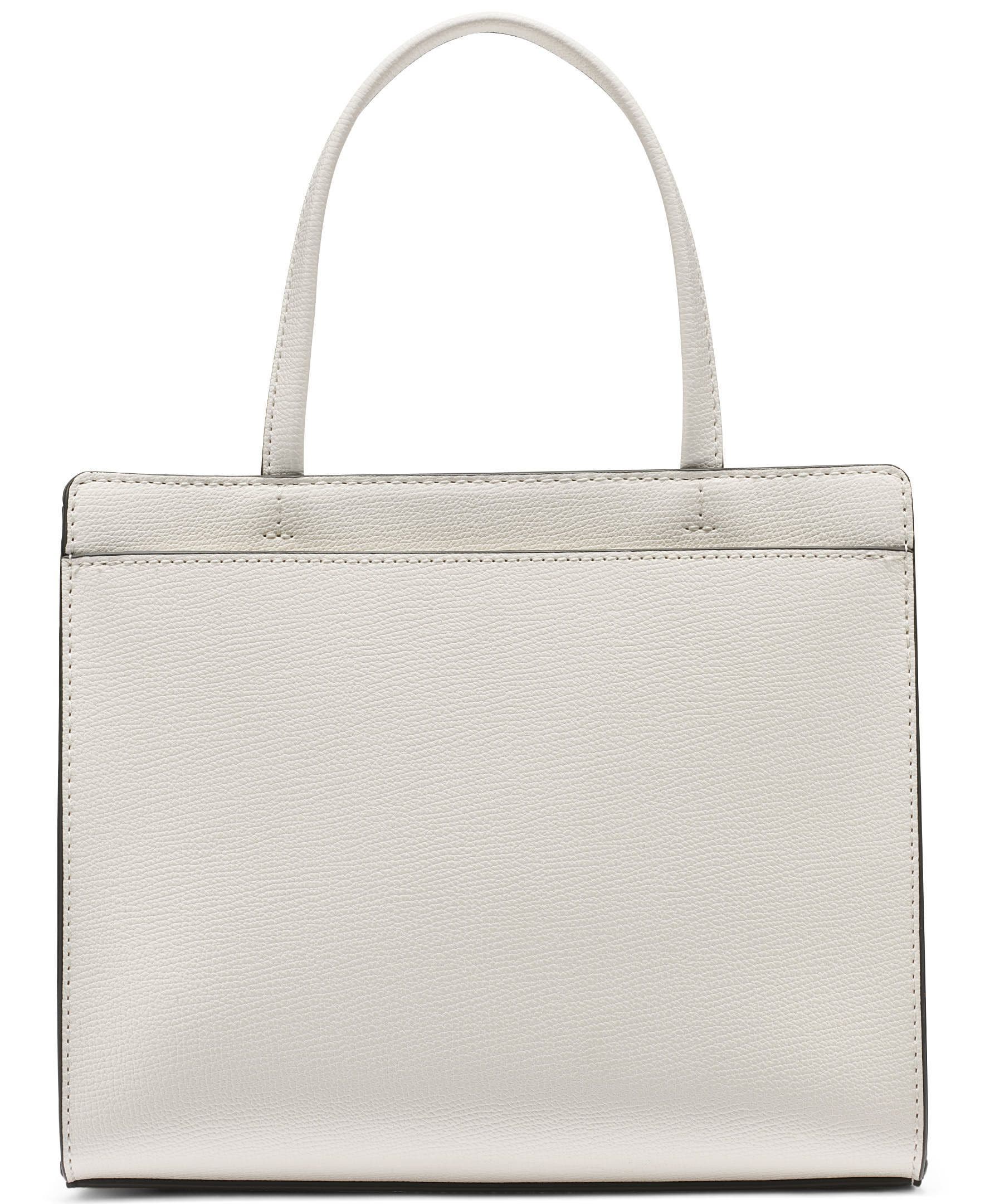 Maybelle Printed Paris Satchel, Alternate, color, White/Silver