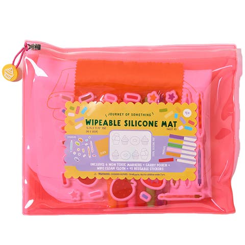 Wipeable Silicone Mat, Sweet As, Reusable Coloring Kit