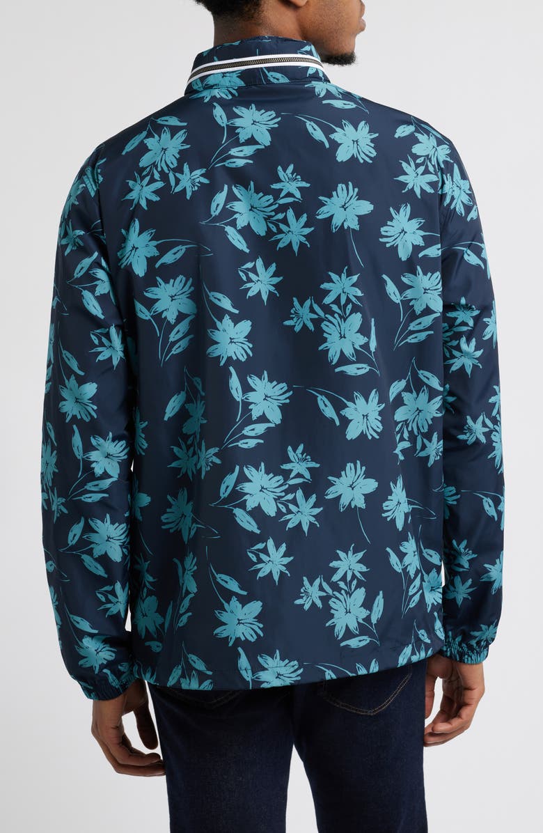 Original Penguin Rec Ratner Floral Water Resistant Jacket, Alternate, color, 