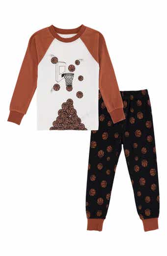 Kids' Basketball Long Sleeve Pajamas