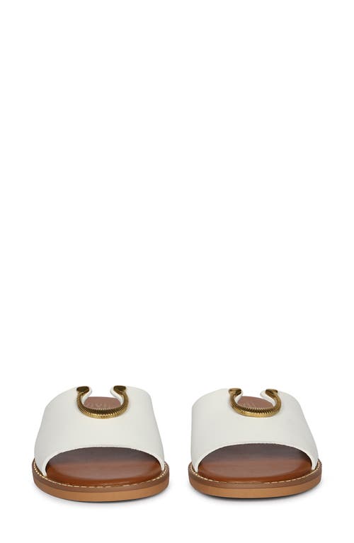 SAINT G VIVI BLU AMBER SLIDE SANDAL