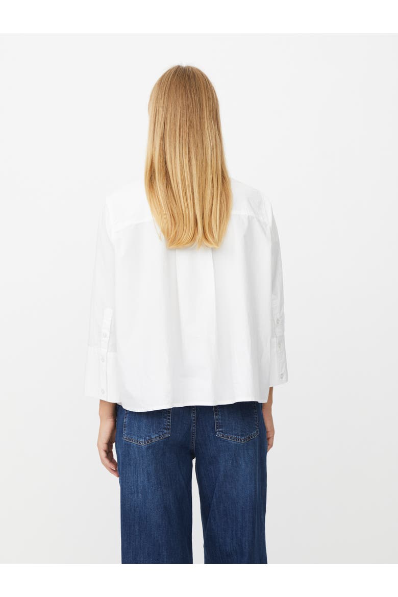 Mailonka Three Quarter Sleeved Shirt, Alternate, color, White