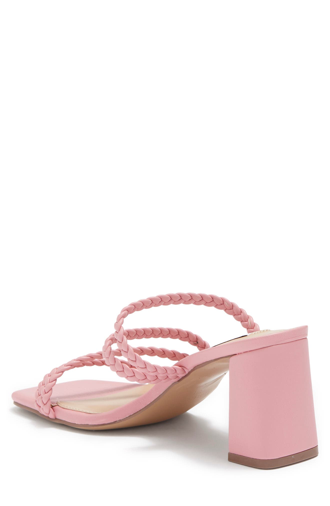 Dion Braided Strappy Sandal, Alternate, color, PINK