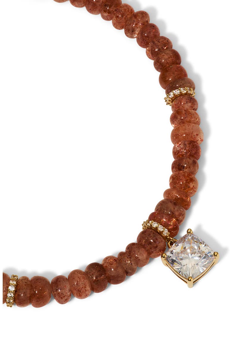 Beads of Paradise Slider Bracelet, Alternate, color, GOLD/ ORANGE