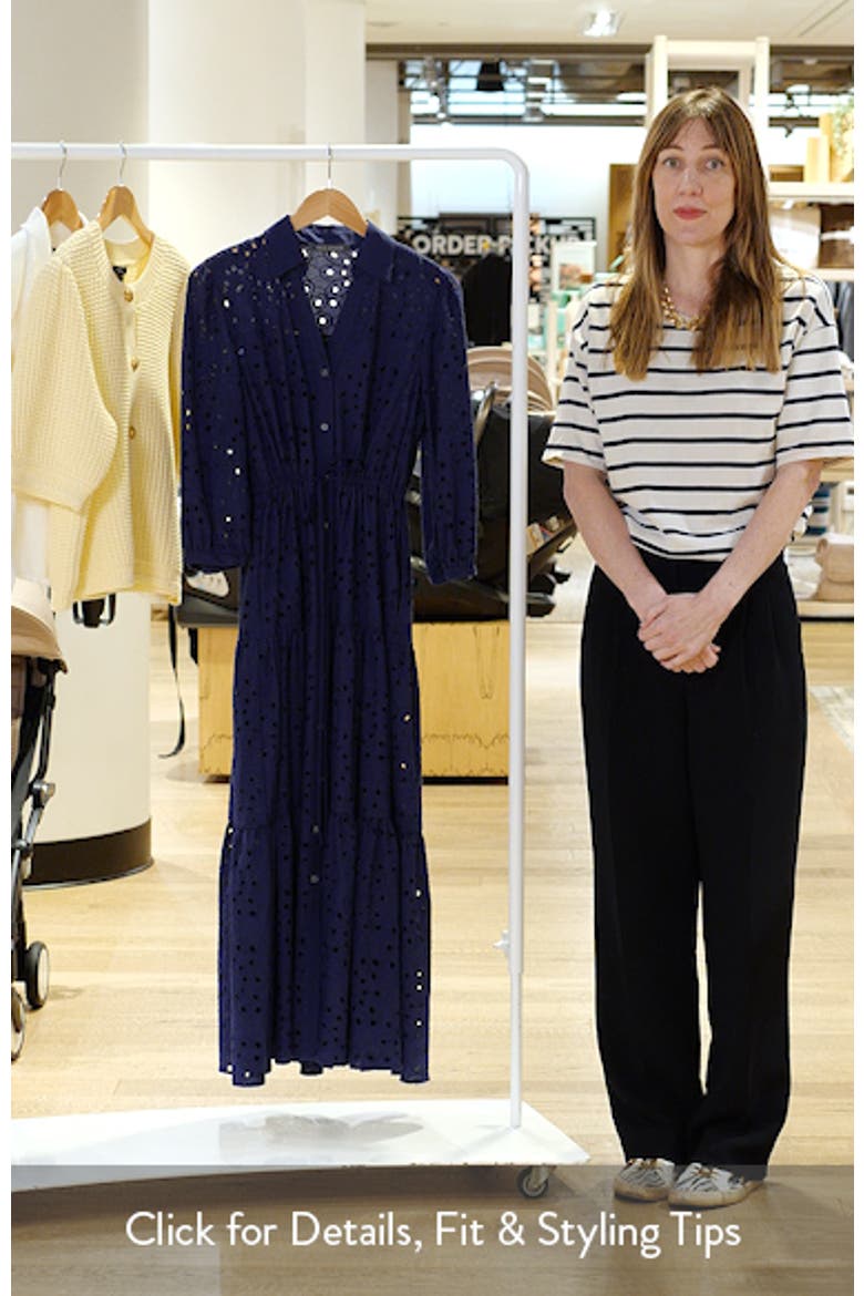 Cotton Eyelet Shirtdress video