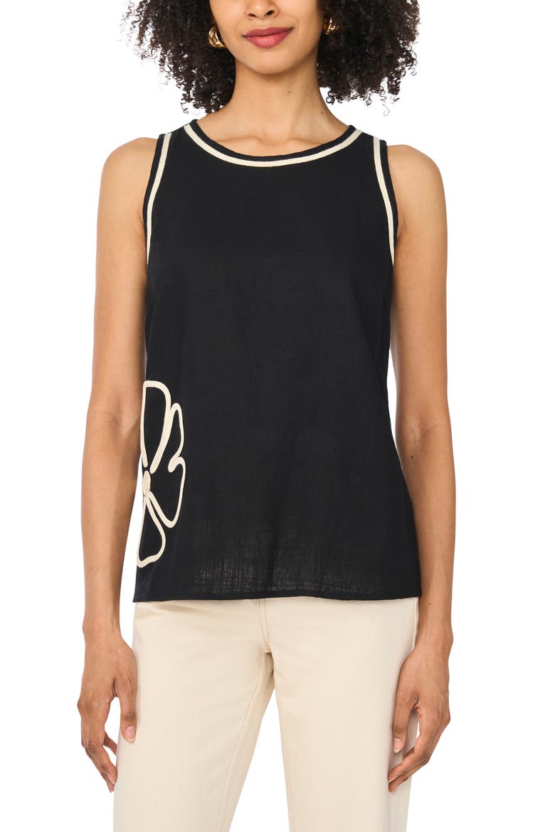 Sleeveless Top, Alternate, color, RICH BLACK