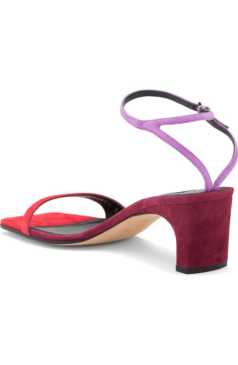 Sergio Rossi Kitten Heel Ankle Strap Sandal, Alternate, color,